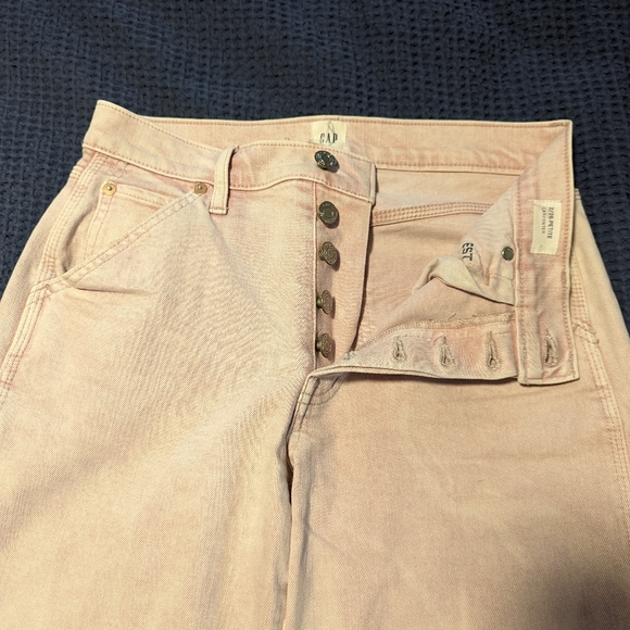 Gap 2petite pink and blue jeans - Picture 2 of 3